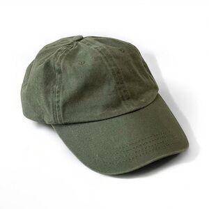 Orlebar Brown Twill Cotton Baseball Cap Khaki Green Unisex One Size